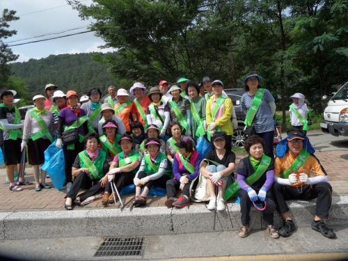 영화동, '푸른광교산 가꾸기' 대청소_1