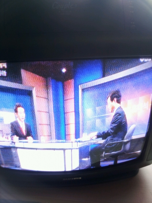 염시장 나온 TV를 보고 야구이야기에 빠지다_2