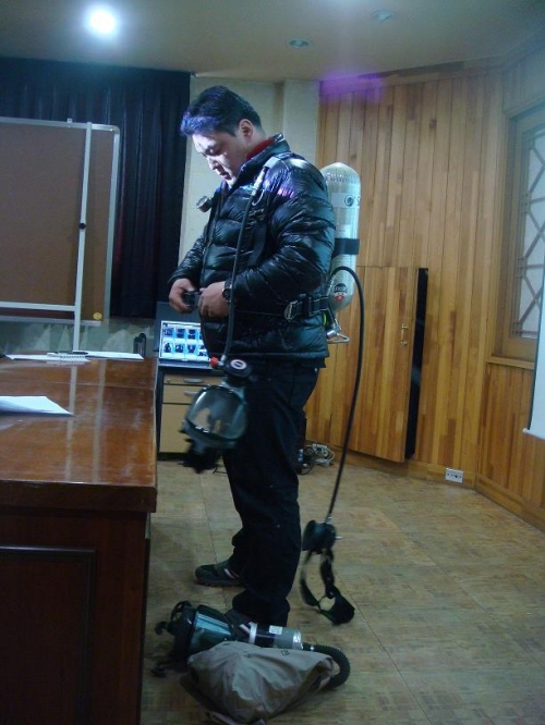 상수도사업소 정수장, 염소가스누출대비 훈련 실시_2