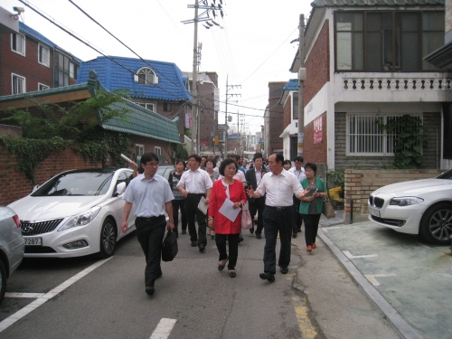 송죽동, 안심마을 관련 안전행정부 현장실사_2