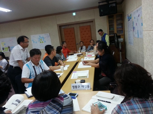 2013년 마을만들기 심화교육 참가_1