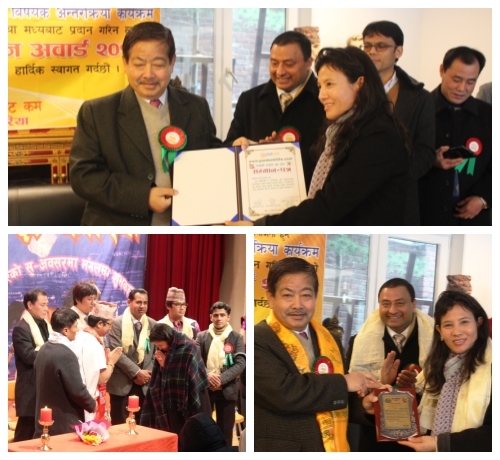 하루에 세 가지 상을 받은 아내에게 박수를_1