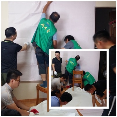 매탄1동협의회 사랑의 도배봉사로 훈훈한 온정 _1