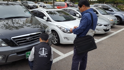 장안구, 지방세 체납차량 집중단속_1
